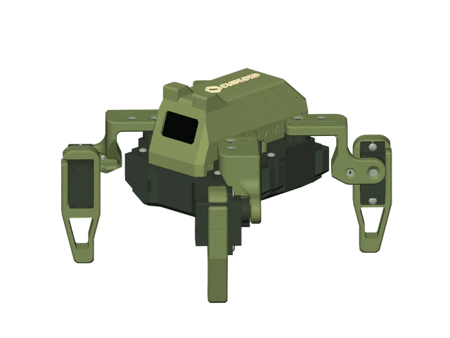 GROUND Mini olive shell and sand logo color study rendered from the mechanical CAD